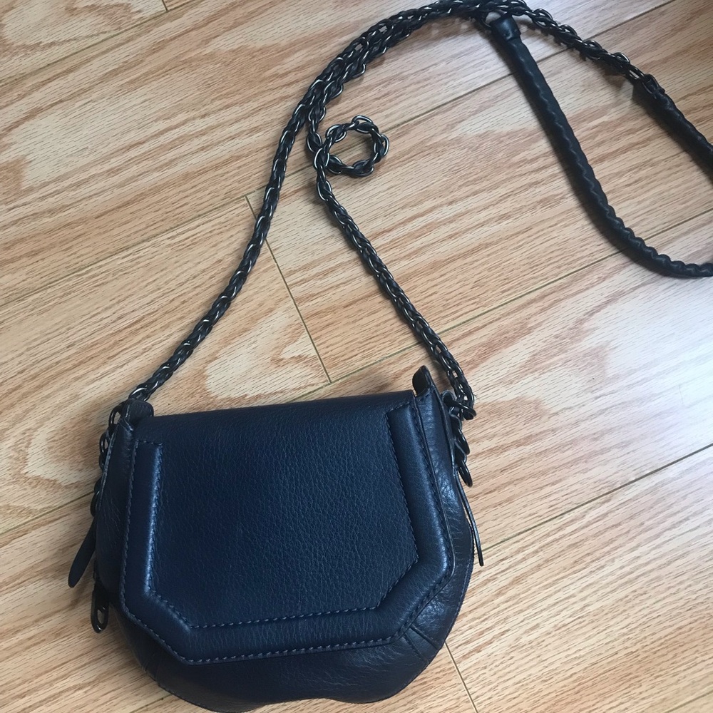 Rag & Bone Crossbody bag Navy Blue Leather